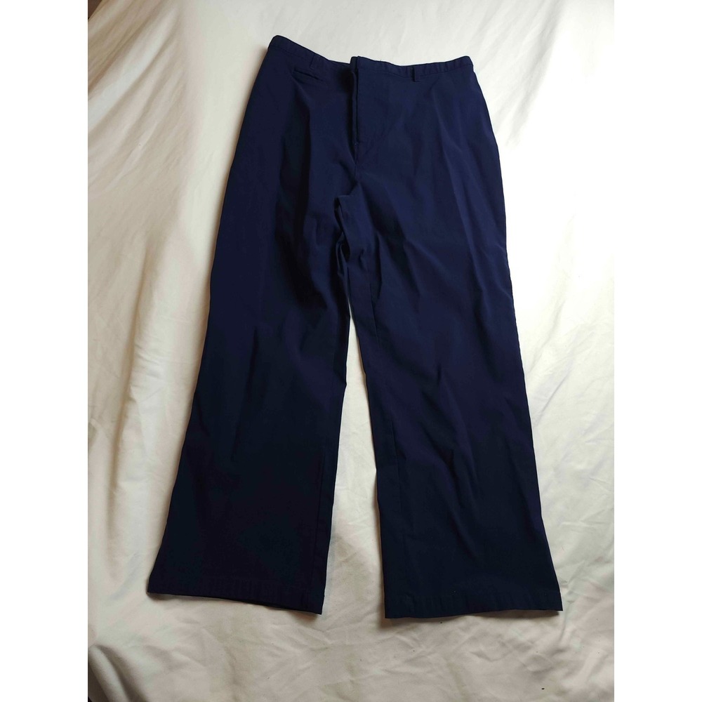 Kathy Ireland Dress Pants Womens 12 Blue Business Casual Office Corporate Girlie - Picture 1 of 5